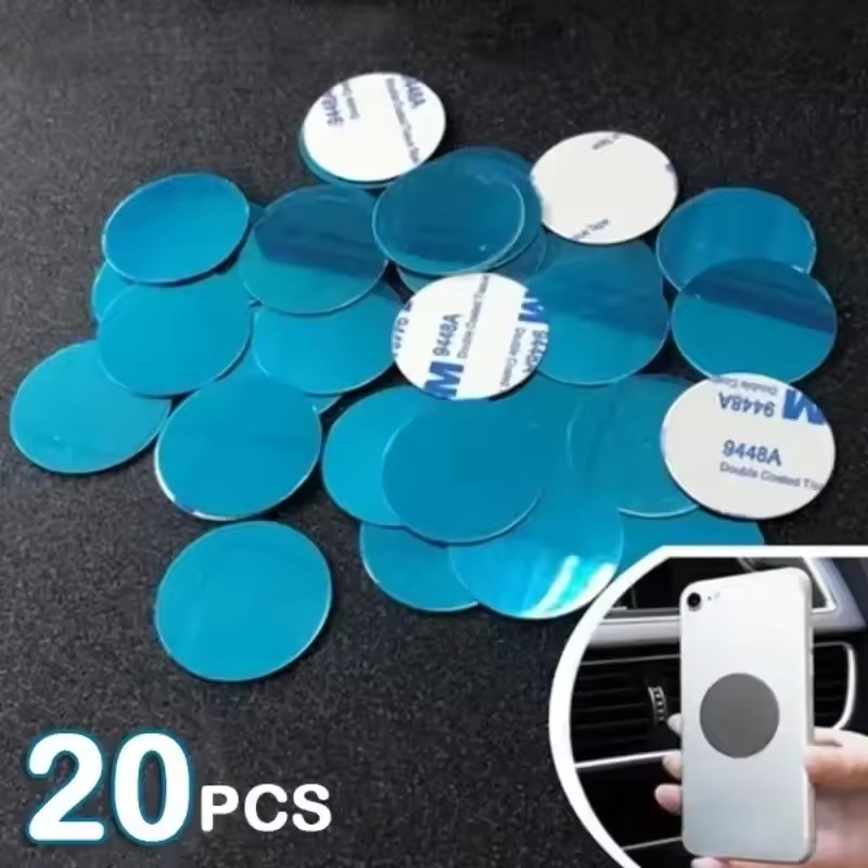 Phone Accessories Useful - 1/50 stuks ultradunne metalen plaatstickers voor