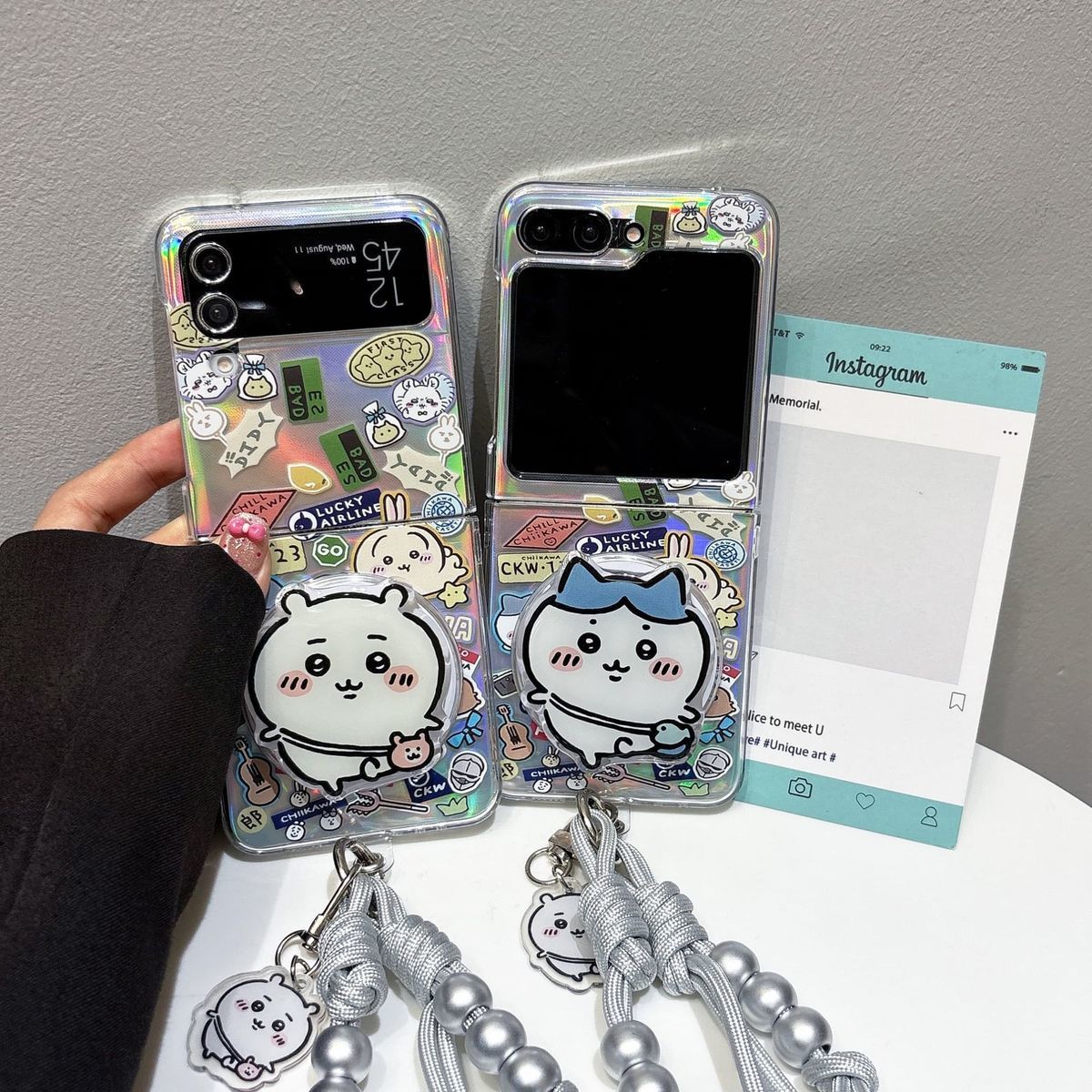 Phone Zone Accessories & Repair Photos - Anime Chiikawa Hachiware Cartoon Geschikt voor