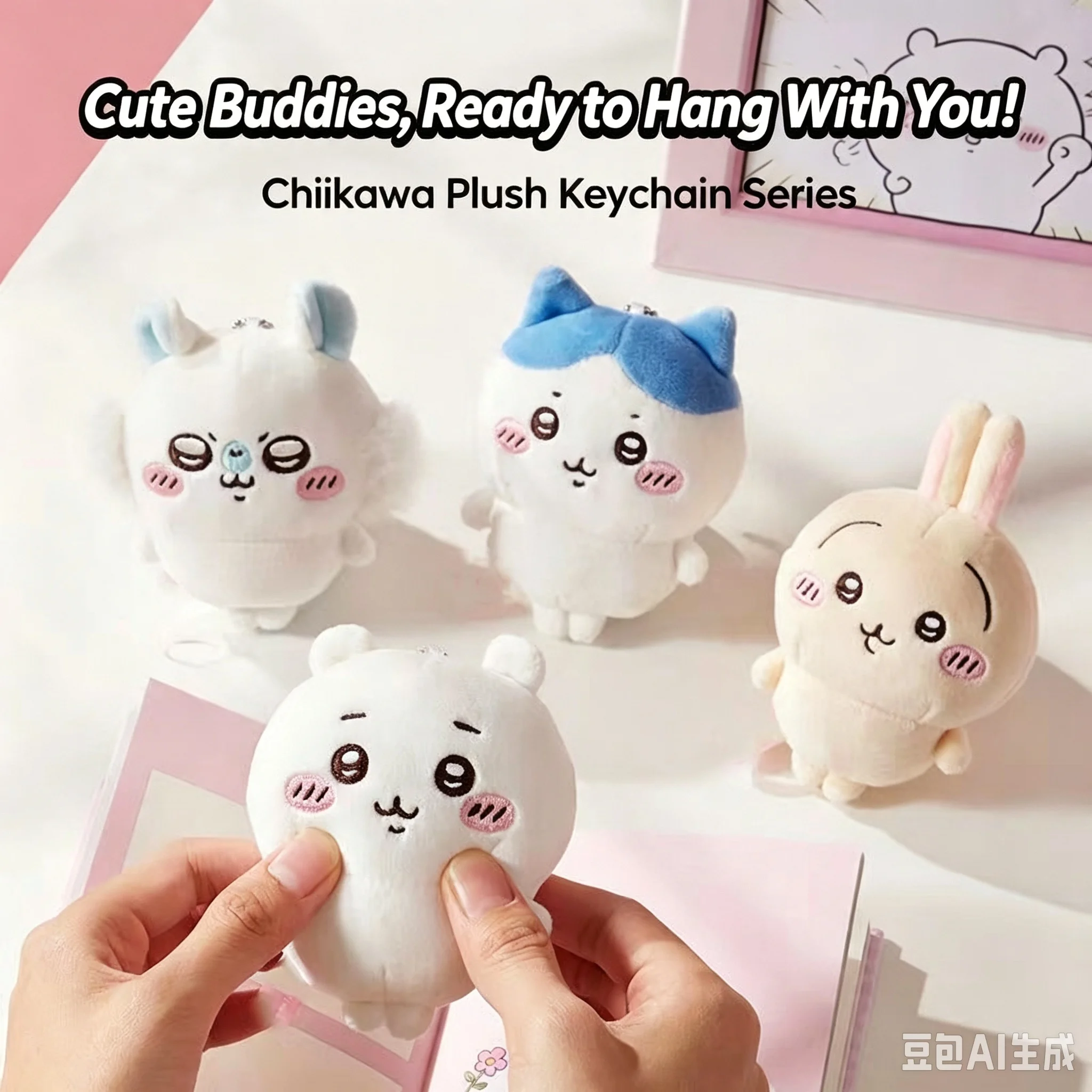 Phone Accessories Charms - Chiikawa Usagi Hachiware Pluche Tas Charm